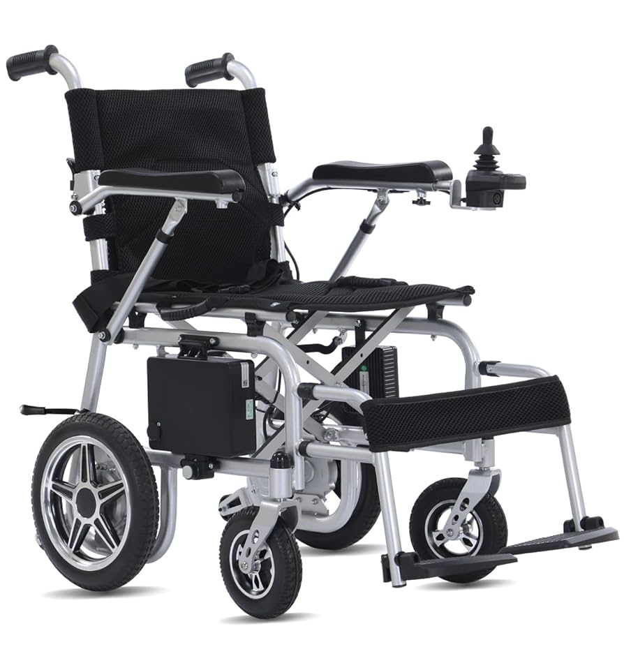 折りたたみ電動車いす　 17KG 超軽量アルミ　リチウムバッテリー搭載　お買得！ Amazon | 17KG 超軽量アルミニウム電源車いす リチウム イオン
